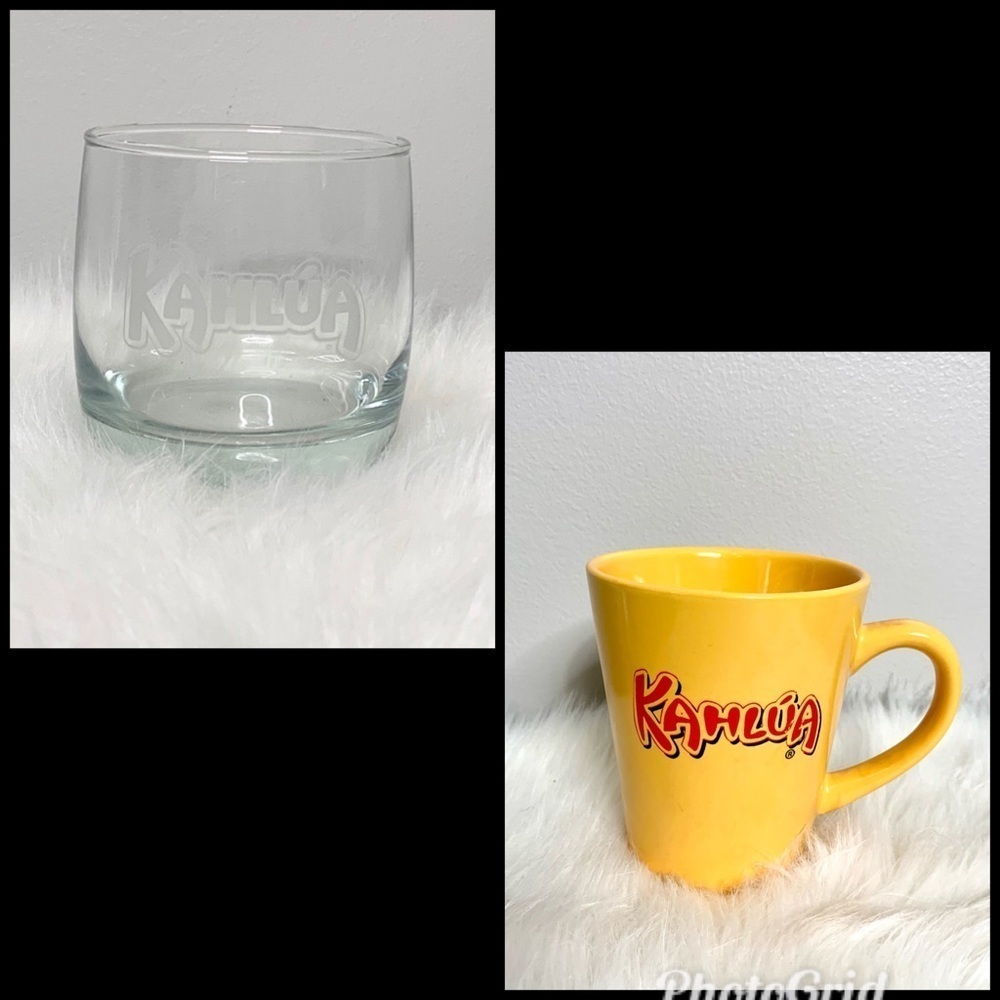 Kahlua Lowball Glass & Coffee Mug Set